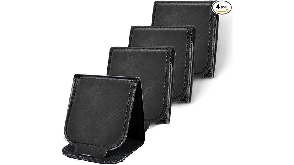 four pack pu leather shoulder pads