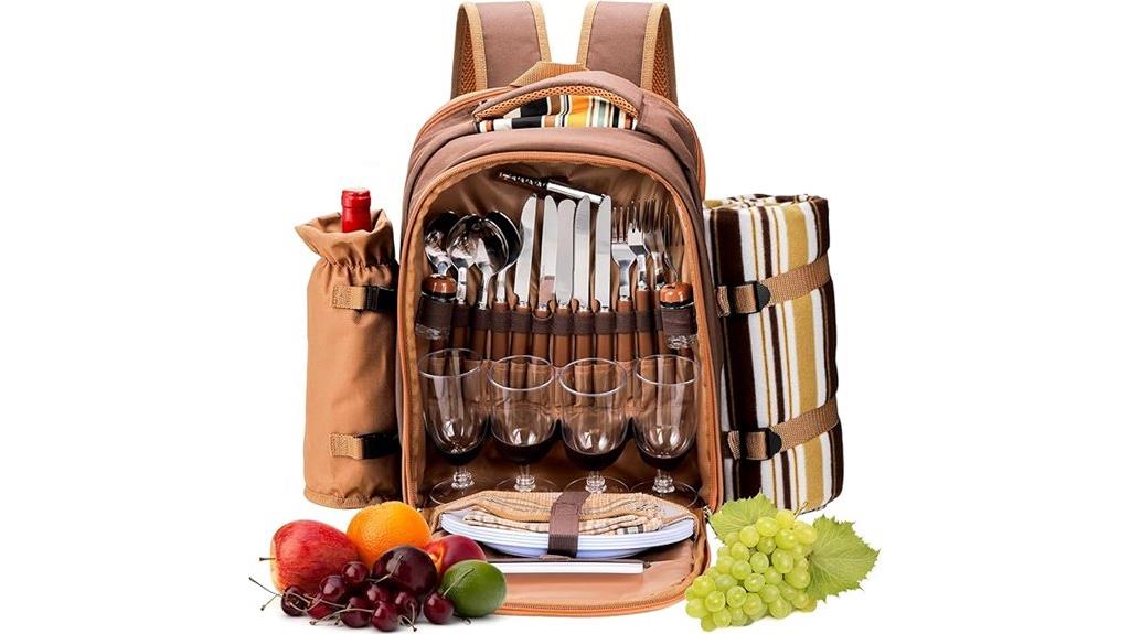 four person picnic backpack