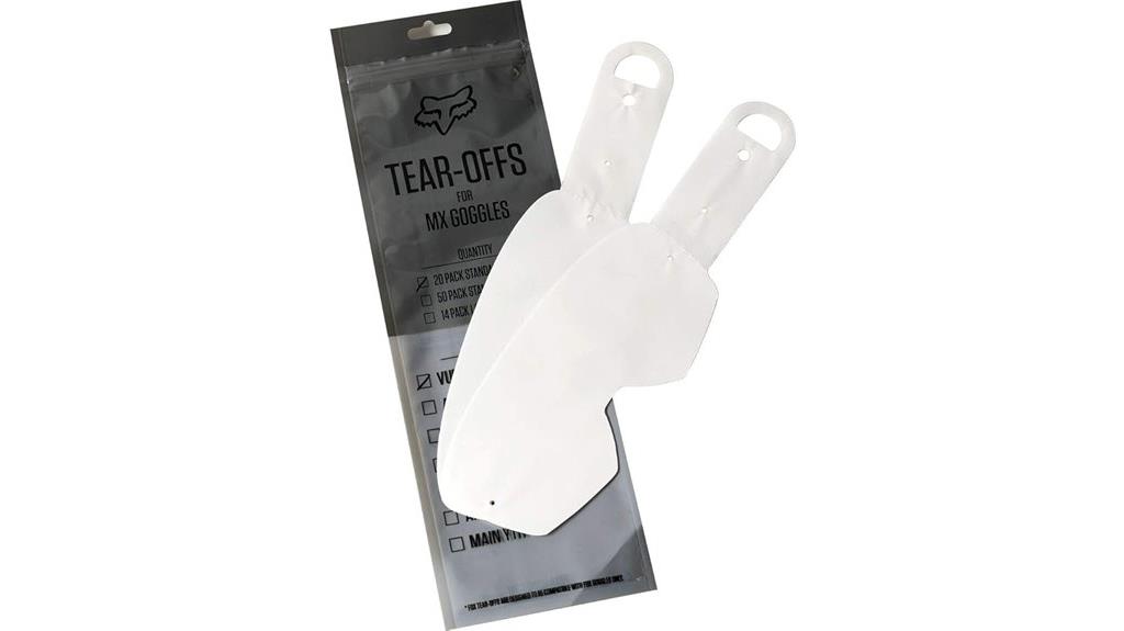 fox mx20 tear off pack