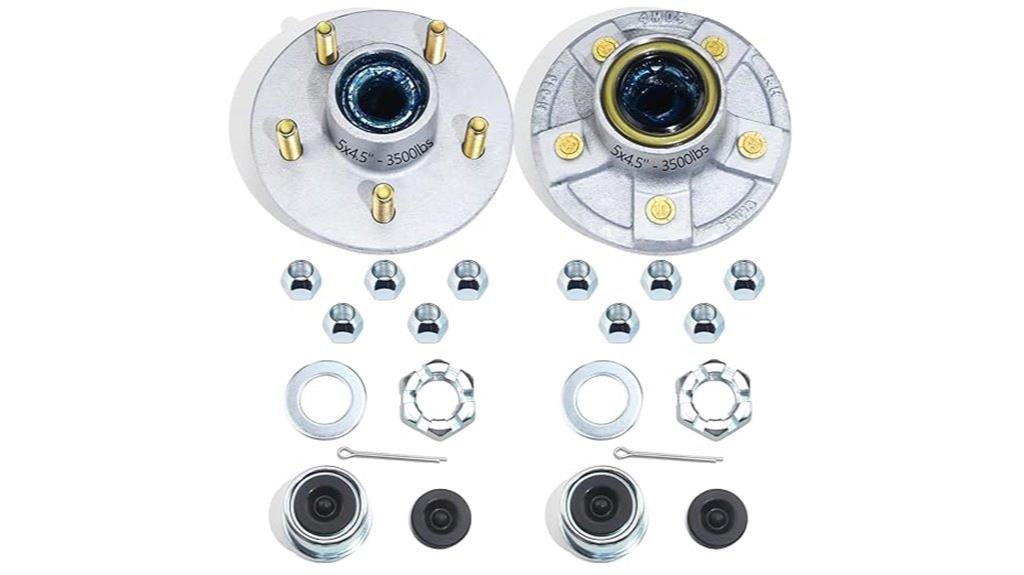 galvanized trailer hub kits