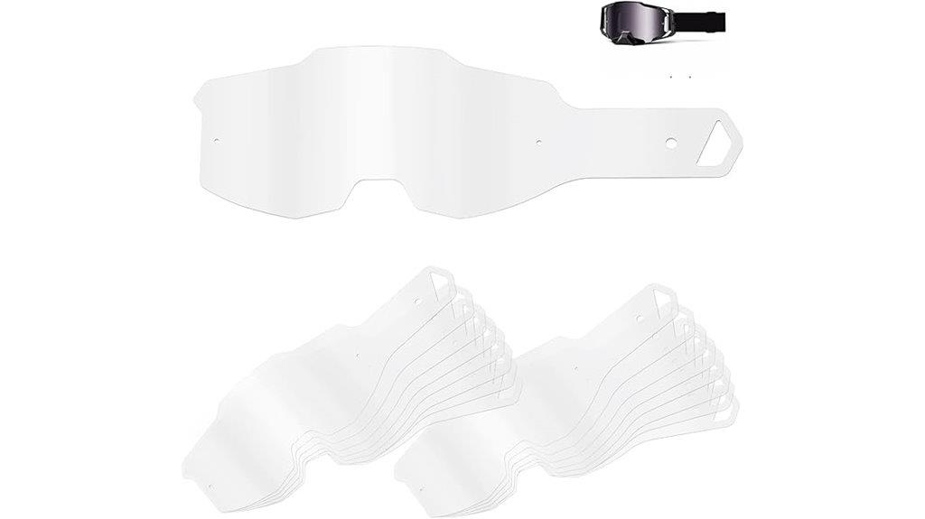 goggle tear off pack