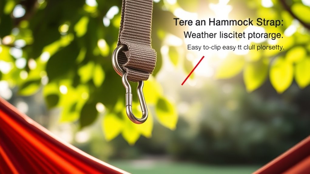 hammock straps selection criteria