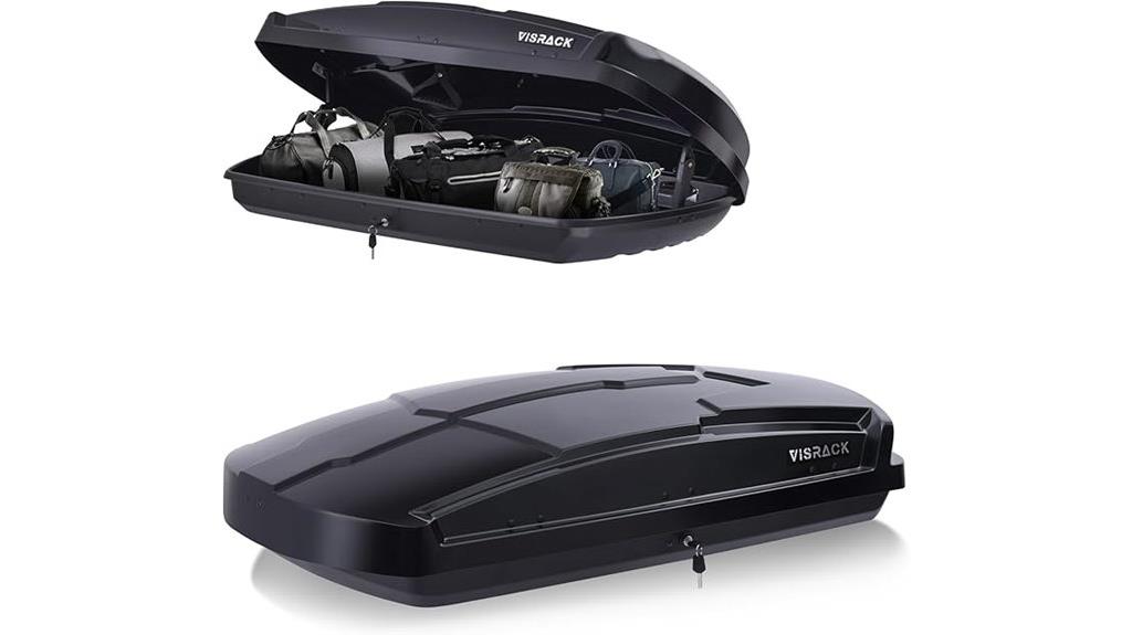 hard shell roof cargo box
