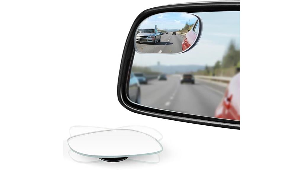 hd frameless convex mirrors