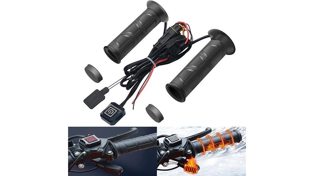 heated atv grip lock