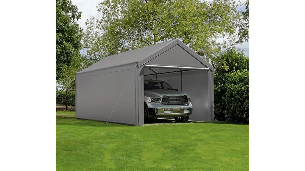 heavy duty 10x20 steel canopy