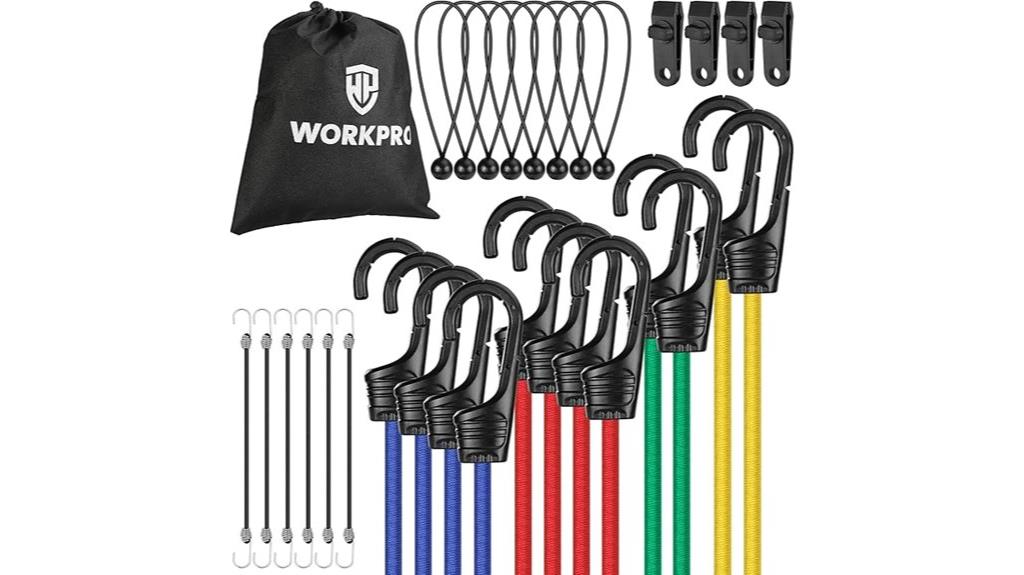 heavy duty bungee cords bundle