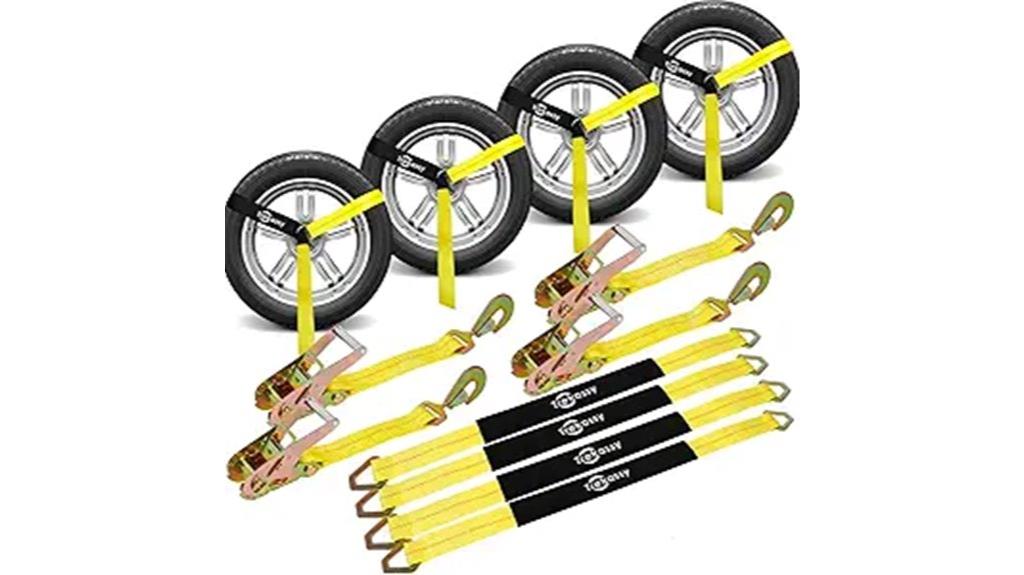 heavy duty car tie down straps