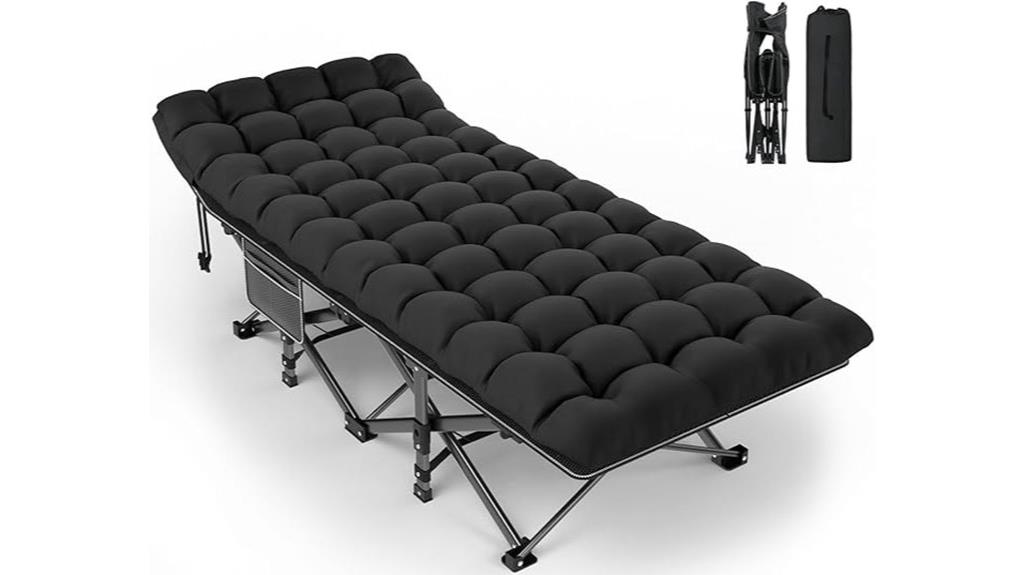 heavy duty portable camping cot