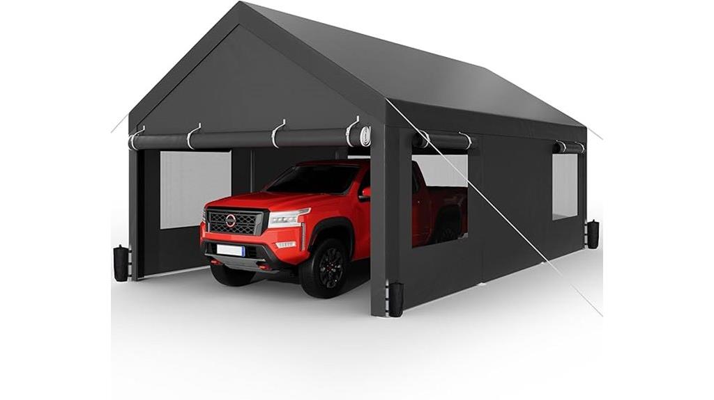 heavy duty portable carport