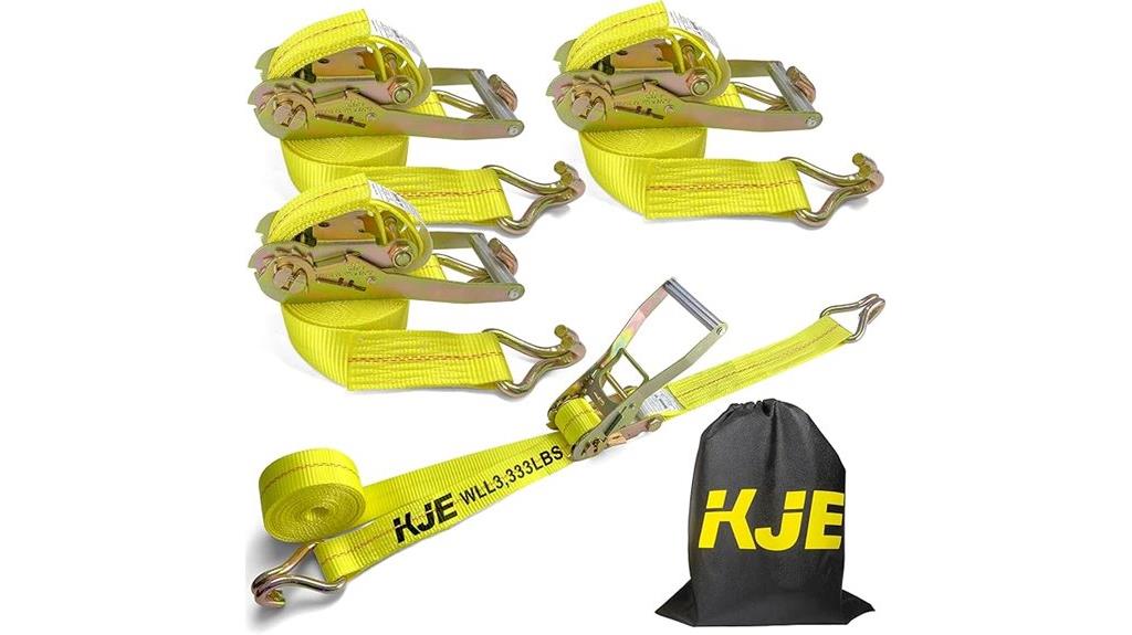 heavy duty ratchet strap pack