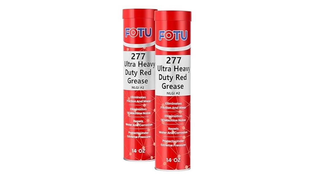 heavy duty red grease tube