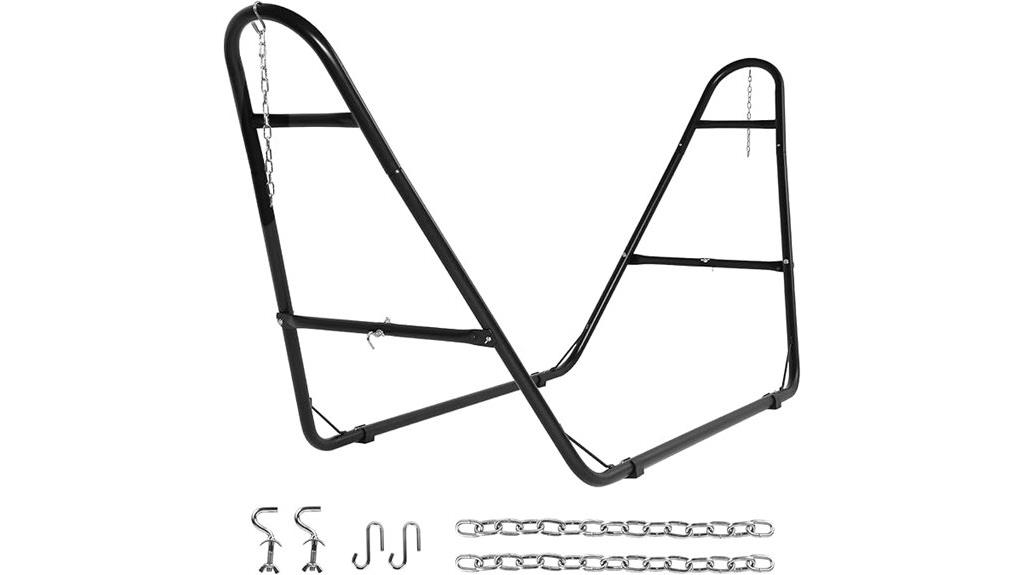 heavy steel hammock stand