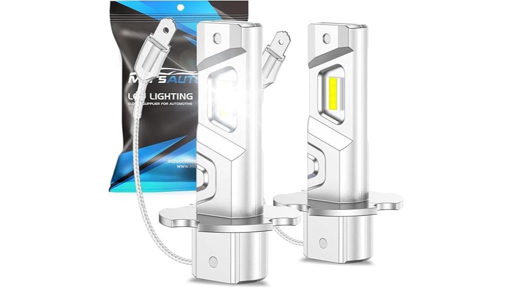 high bright white fog lights