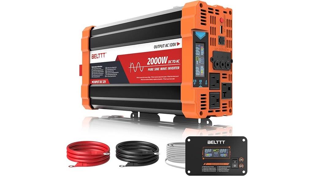 high power inverter with usb