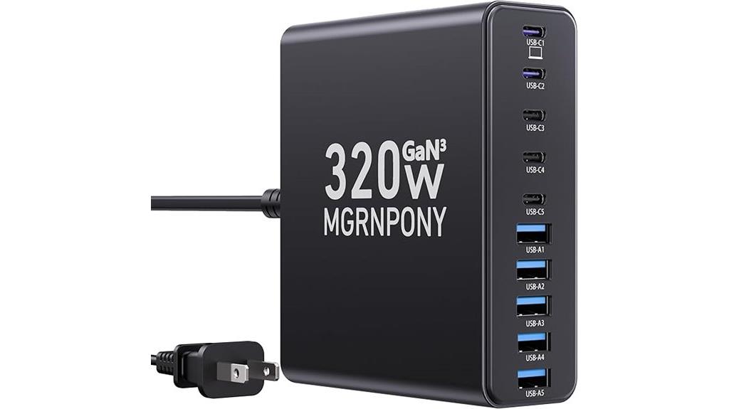 high power multi port charger