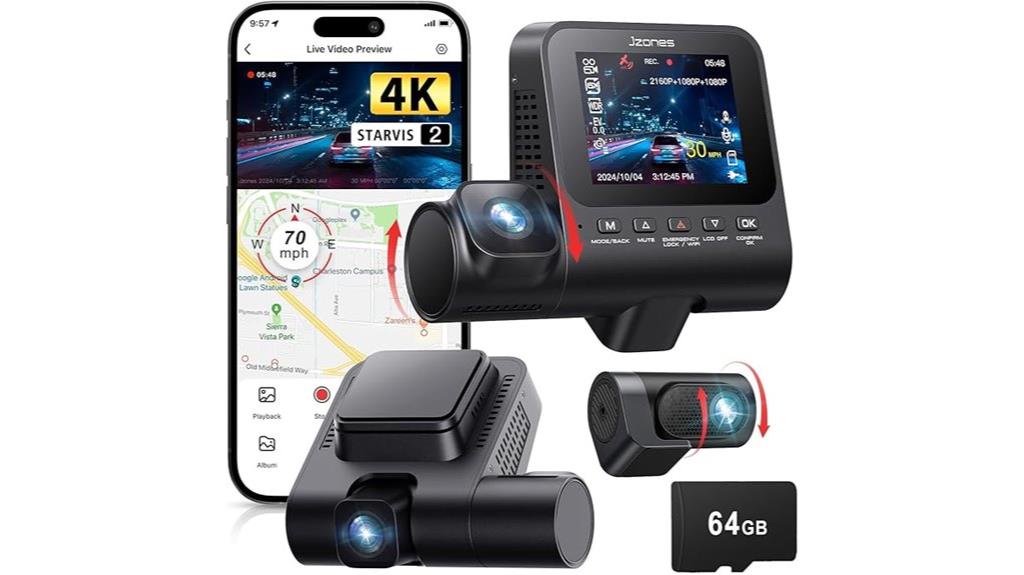 high resolution dual dash cameras