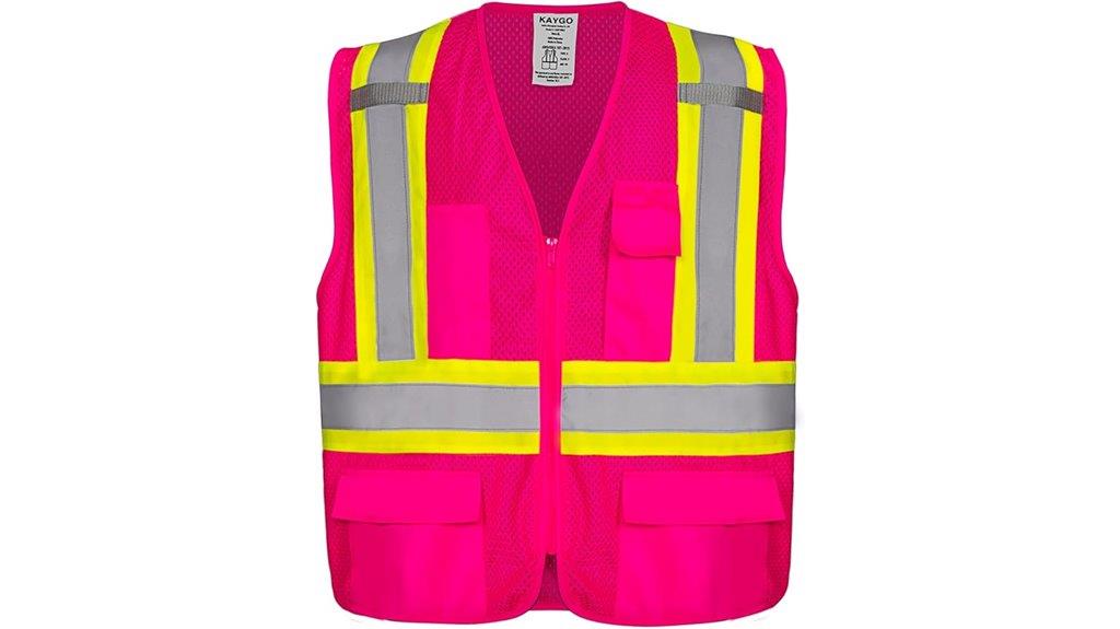 high visibility reflective vest
