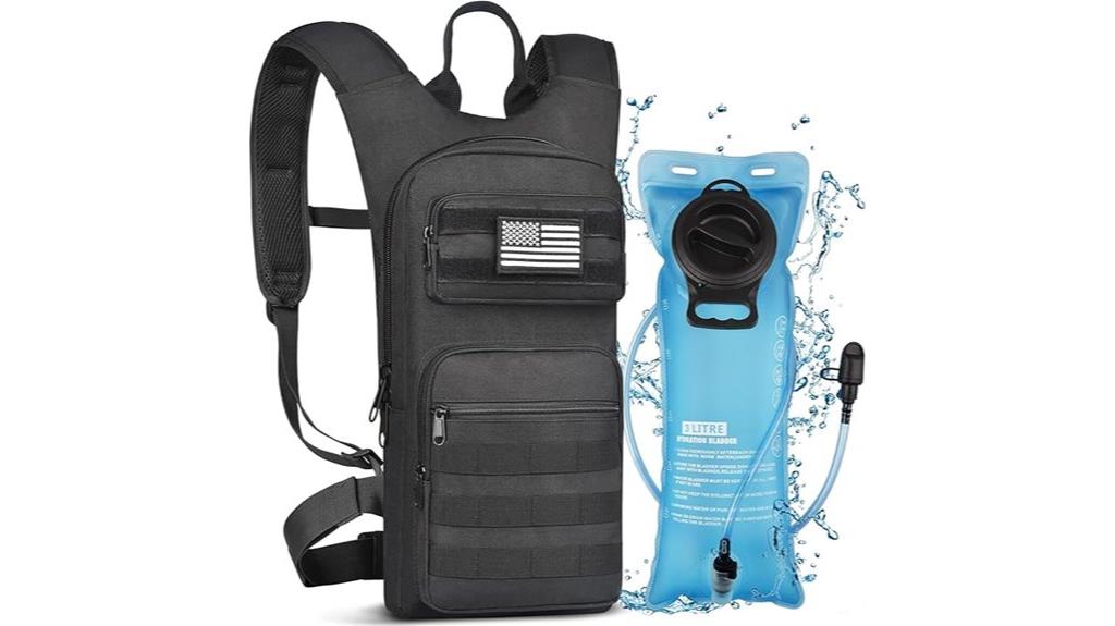 hydration pack with bladder