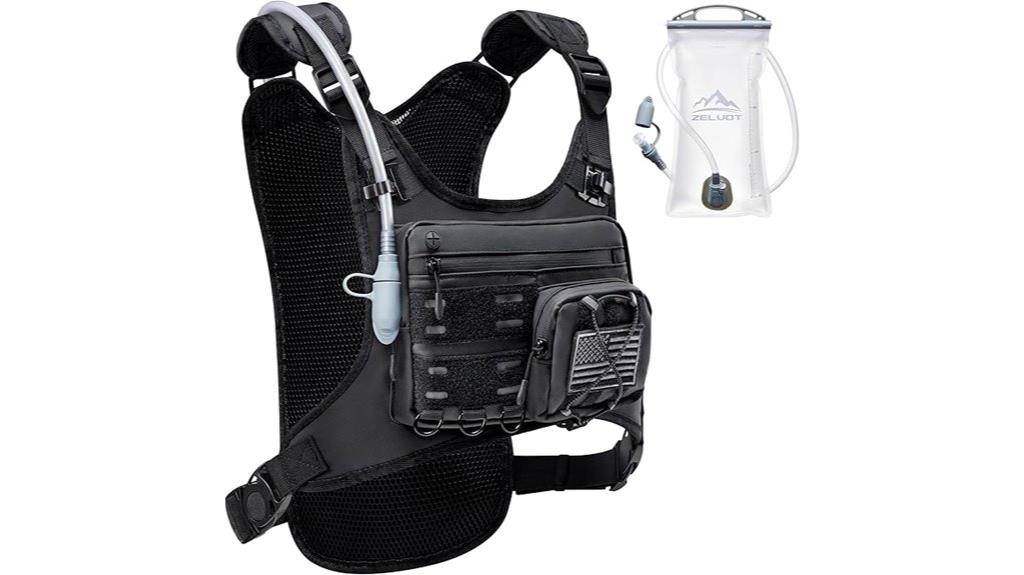 hydration vest with holster