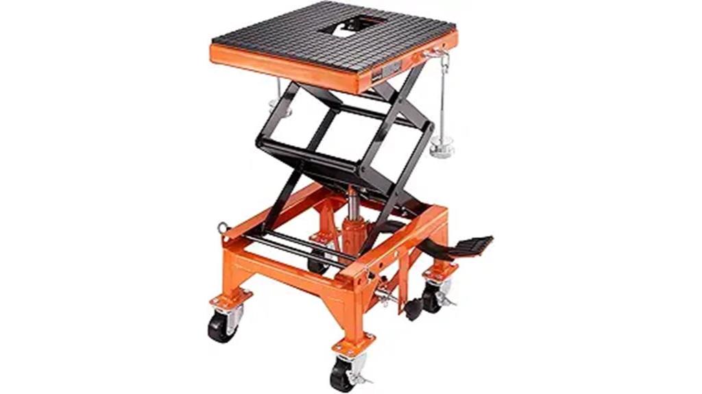 hydraulic motorcycle lift table