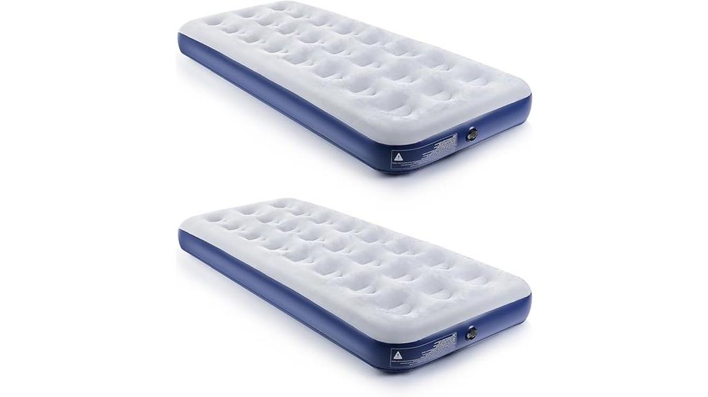 inflatable camping bed set