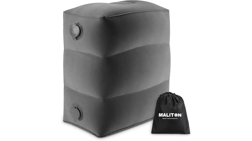 inflatable travel foot rest