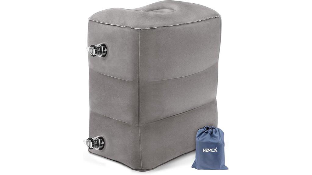 inflatable travel foot rest