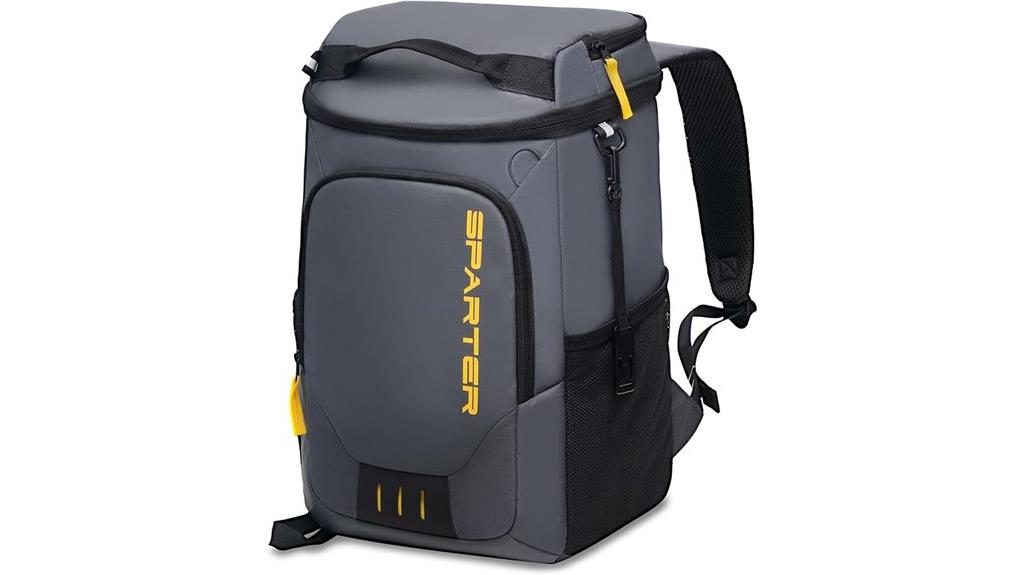 insulated backpack cooler compartments