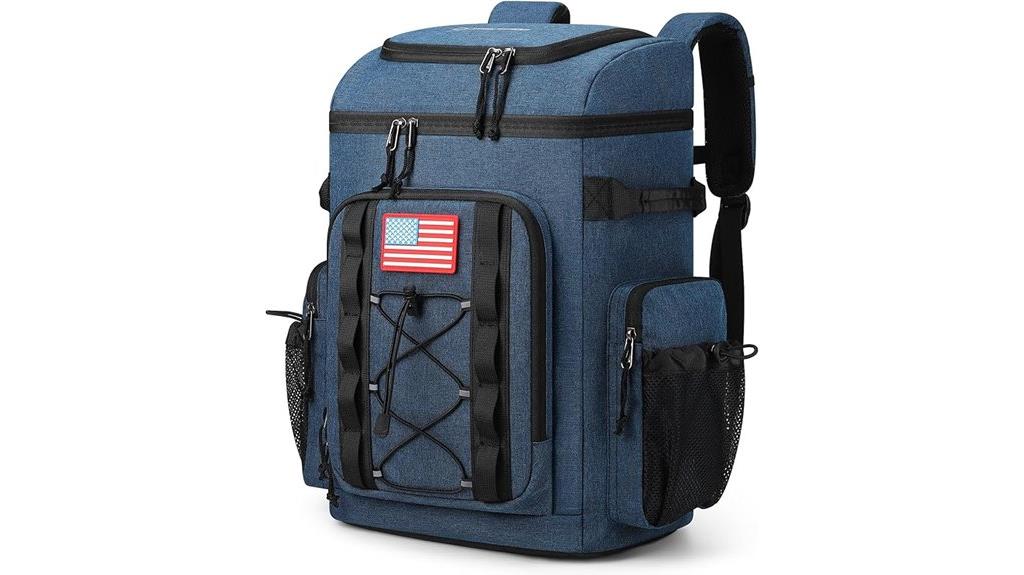 insulated cooler backpack capacity