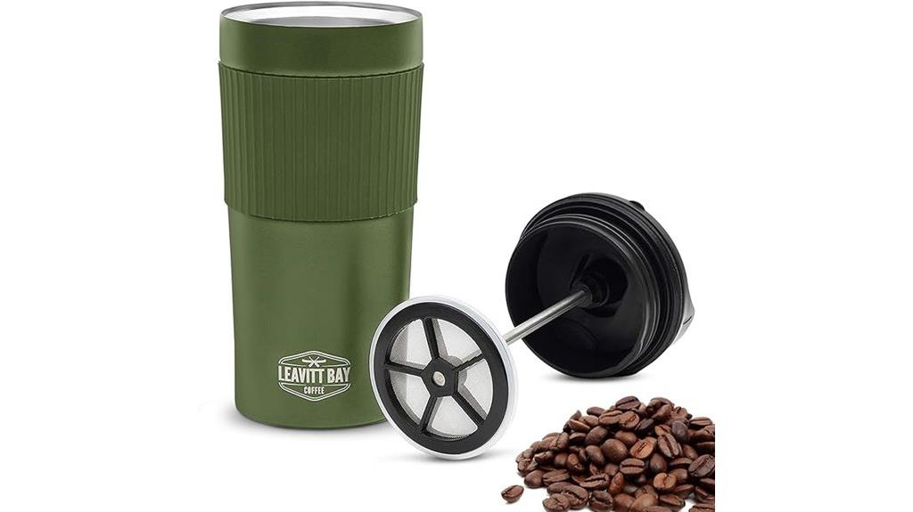 insulated portable french press