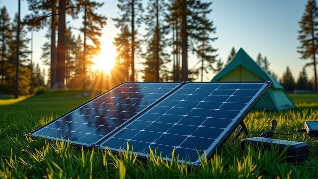 key camping solar panel factors