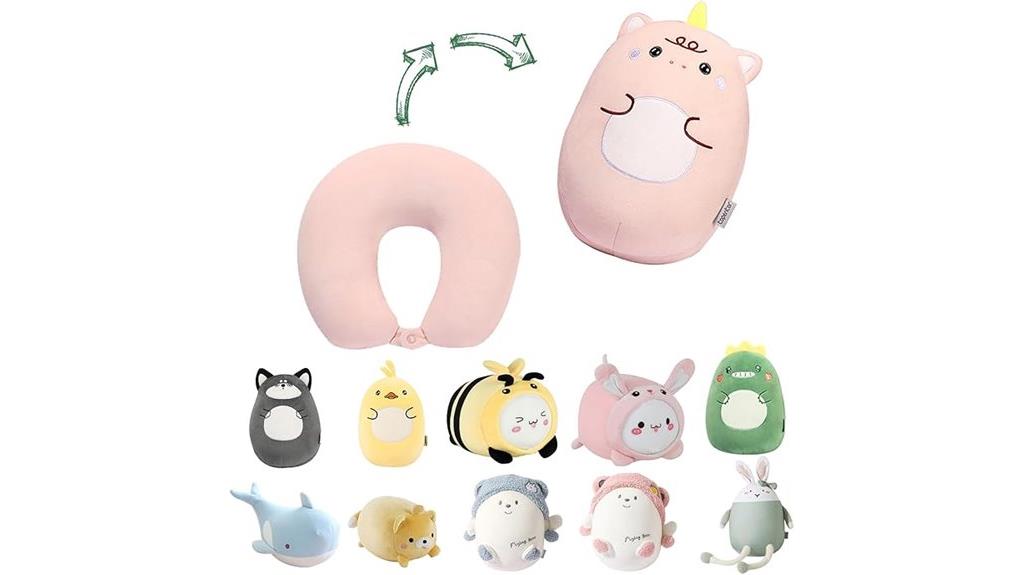 kids animal neck pillow