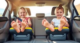 kids car footrest options