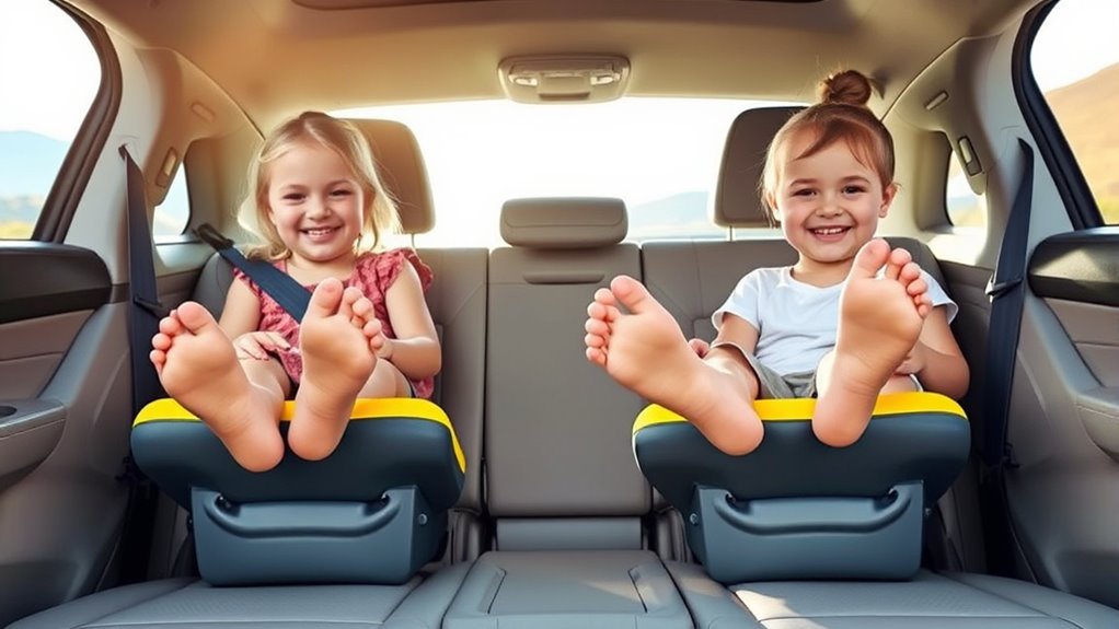 kids car footrest options