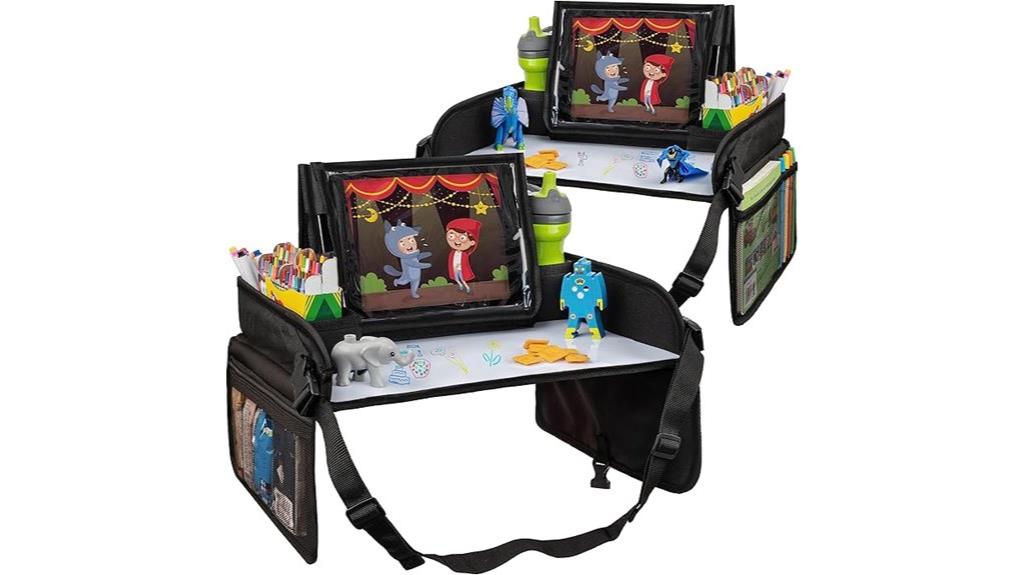 kids car seat tray pack