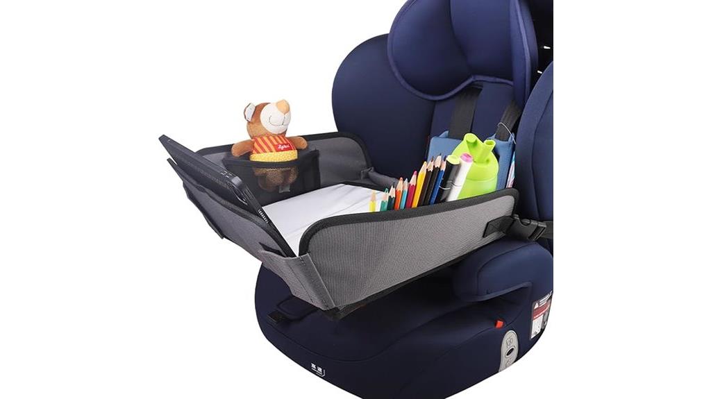 kids grey car tray