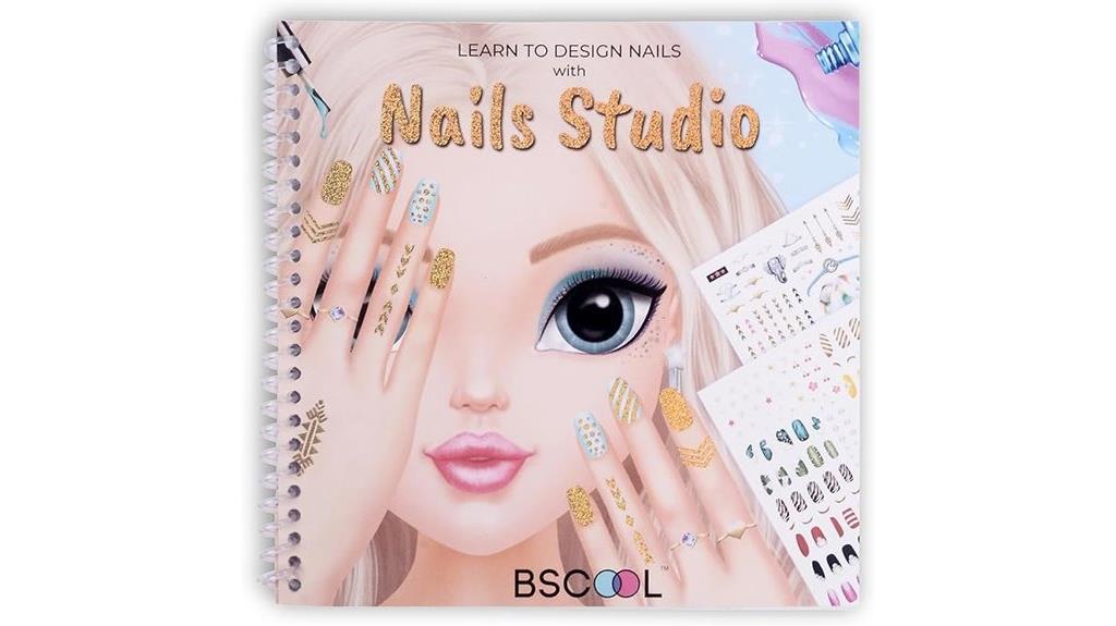 kids nail art book