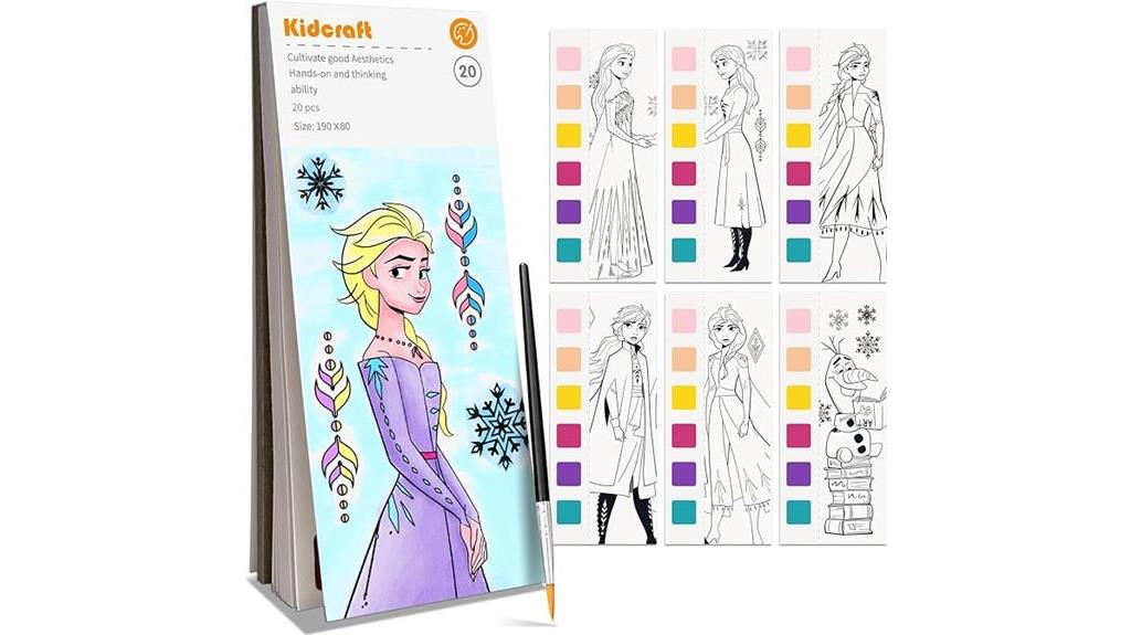 kids travel watercolor kit