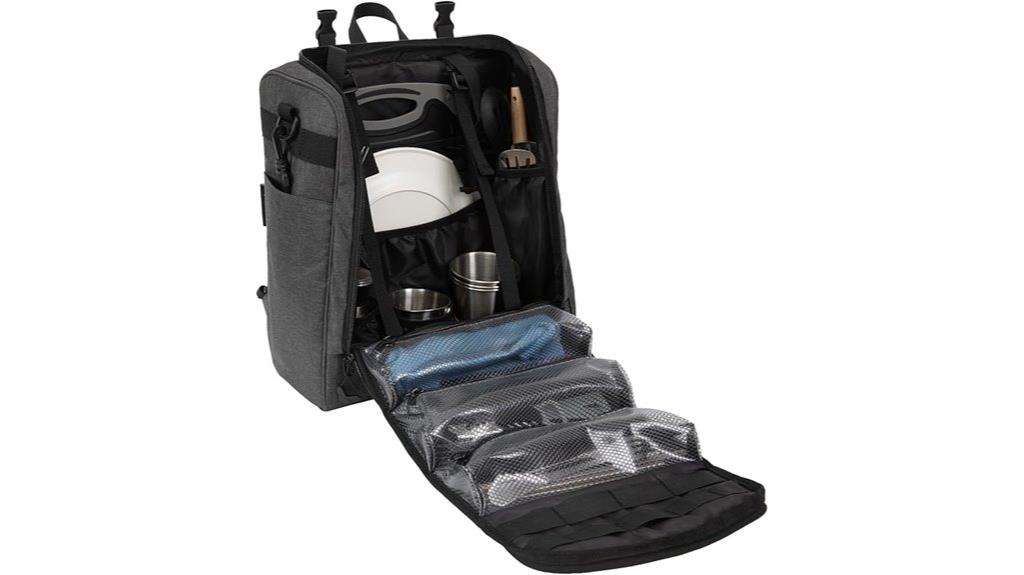 large camping kitchen organizer