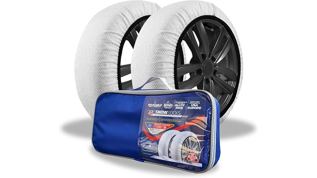 large snow tire socks