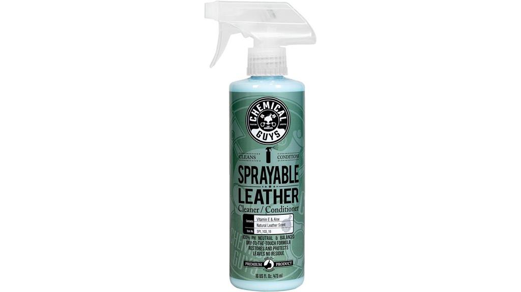 leather cleaning spray