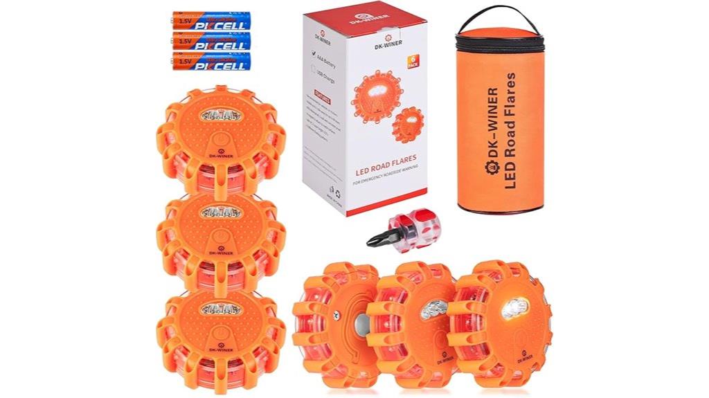 led emergency road flares
