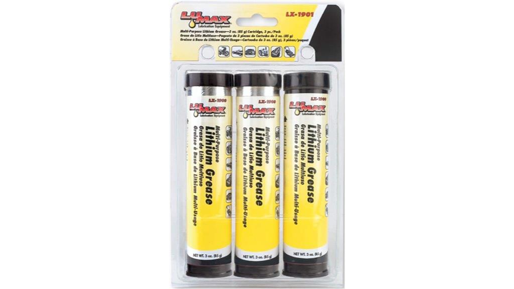 lithium grease cartridge pack