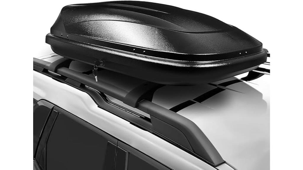 lockable abs rooftop cargo carrier