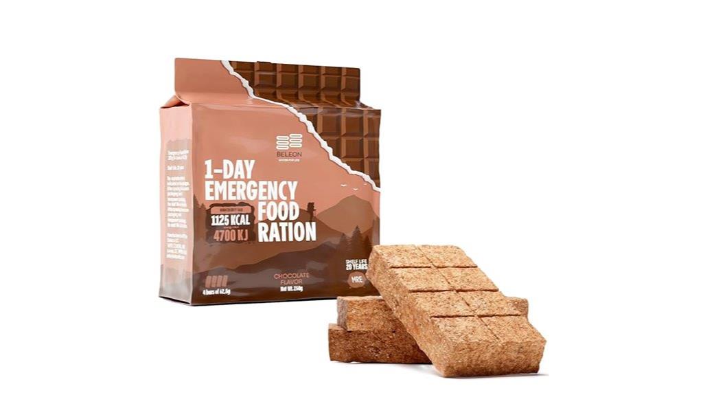long lasting emergency chocolate bars