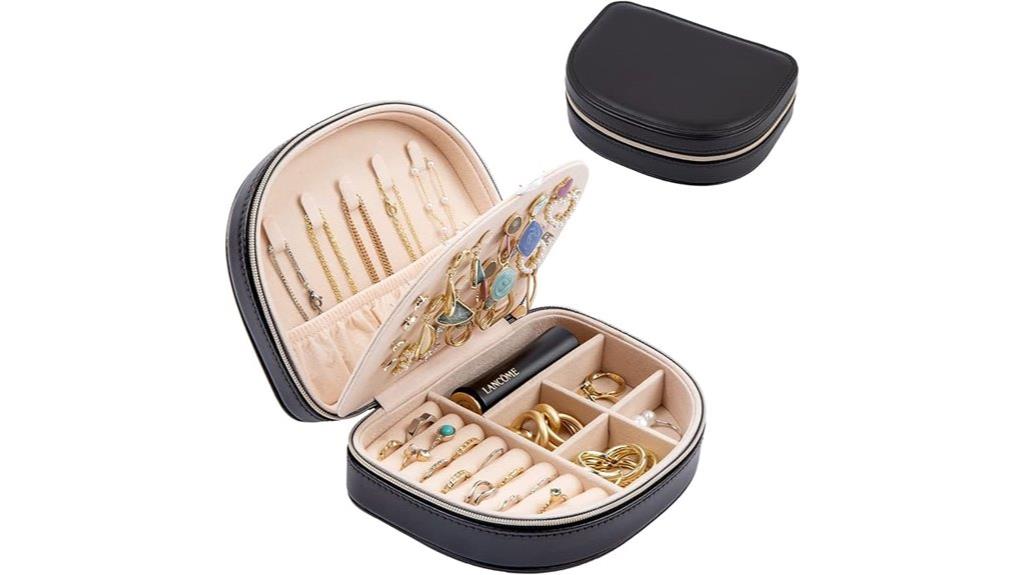 luxury pu leather jewelry box