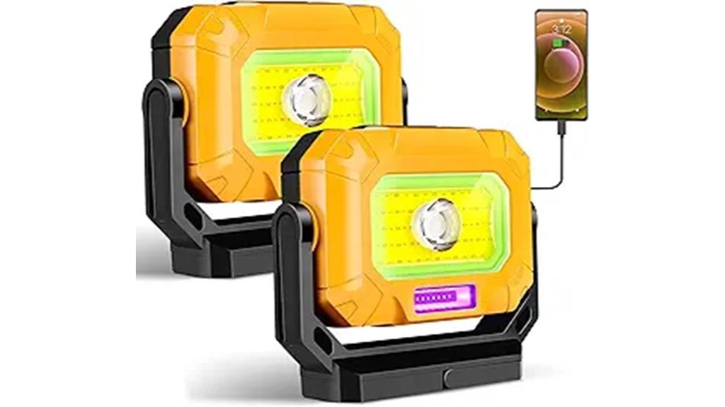 magnetic rechargeable work lights