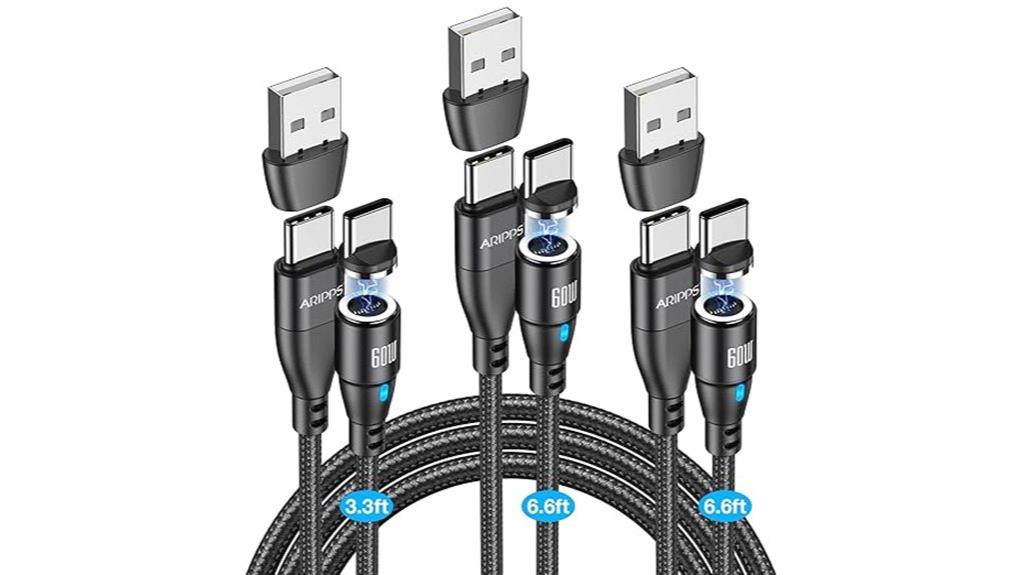 magnetic usb c charging set