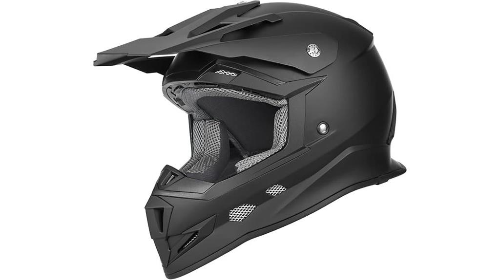 matte black large helmet